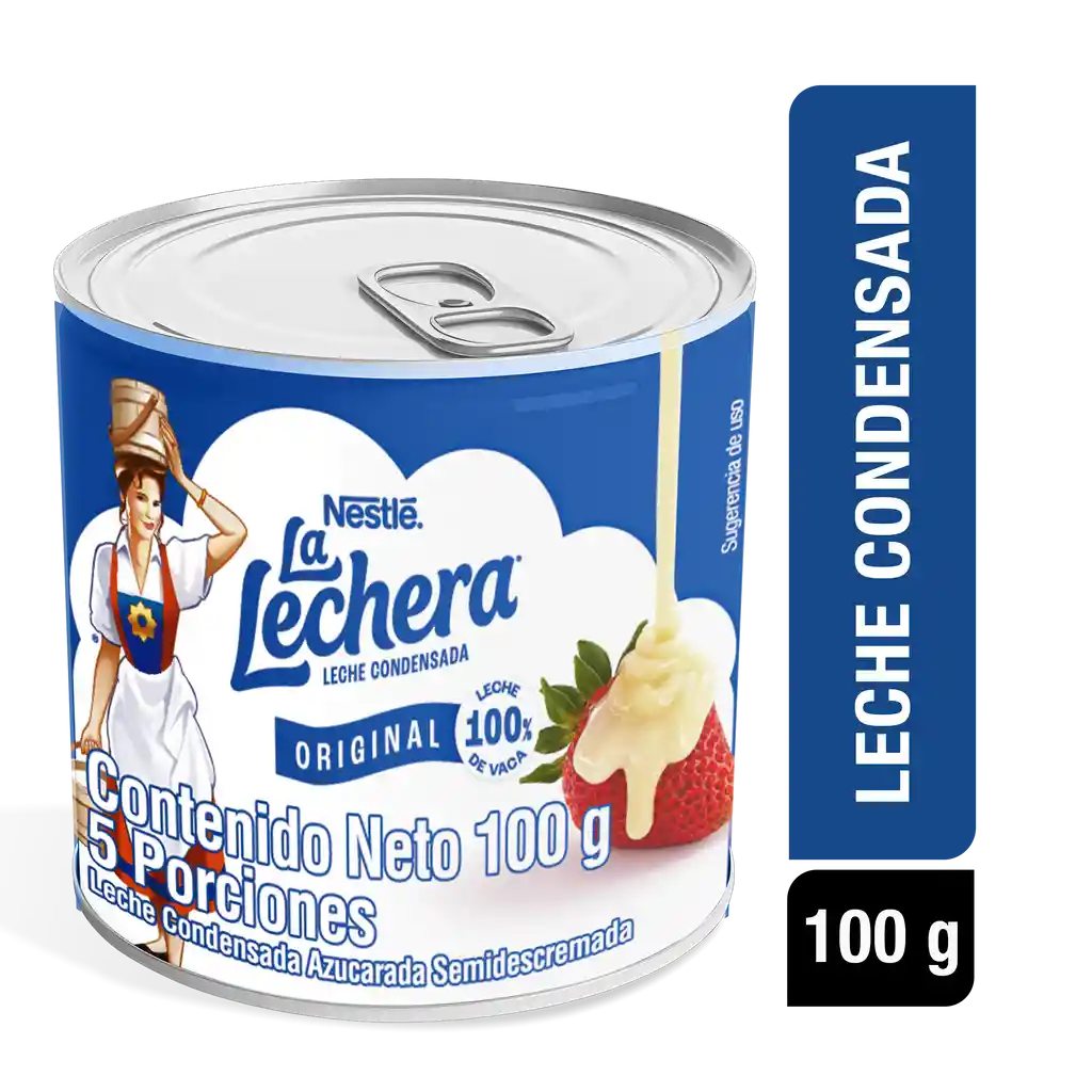 Leche condensada LA LECHERA x 100g Lata