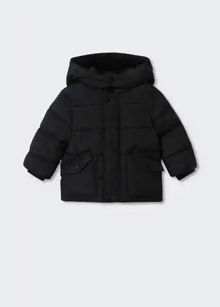 Anorak Benny Negro Talla 70 Niños Mango