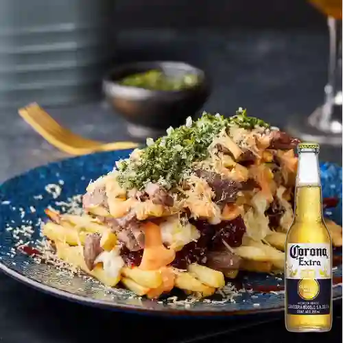 Combo Lomito Callejero + Cerveza Corona Bot. 355ml