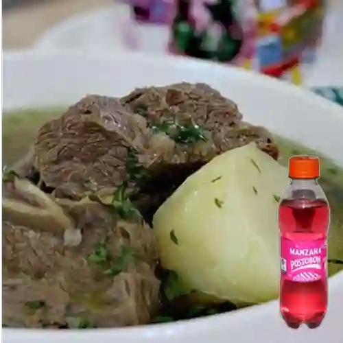 Combo Caldo de Costilla + Gaseosa 250 ml