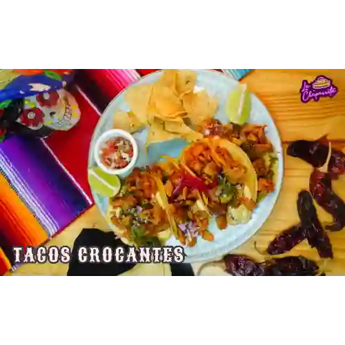4 Tacos Al Pastor Crocante