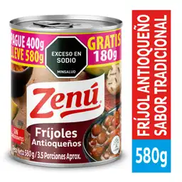 Zenú Frijol Antioqueños 580 g
