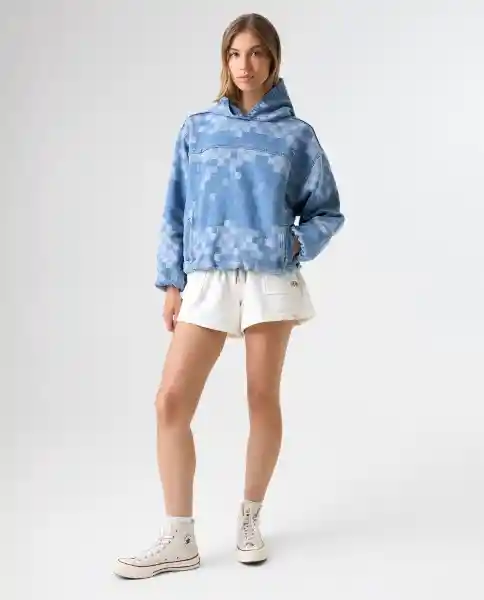 Chaqueta Mujer Azul Talla S 322G004_AZU114604 Americanino