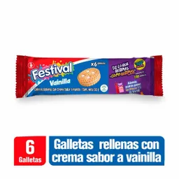 Festival Galleta con Crema de Vainilla
