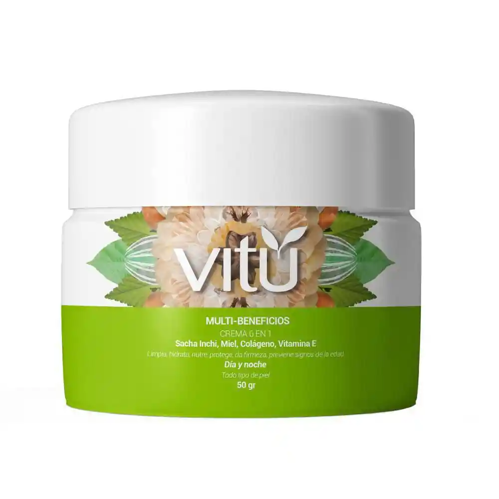 Vitu Crema Facial 6 En 1