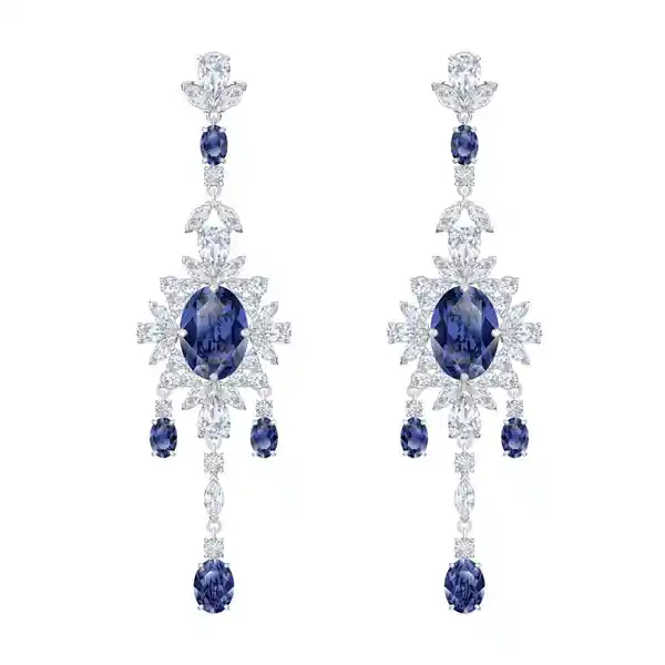 Swarovski Aretes Para Mujer Azul 498817