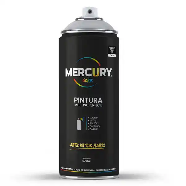 Mercury Pintura en Aerosol Negro Brillante