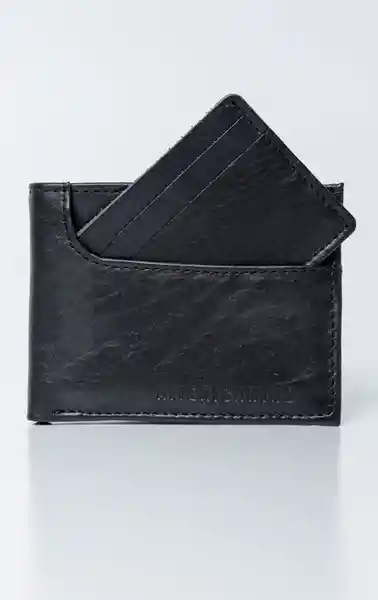Billetera Unisex Negro T no Aplica 772G500_NEG190303 Americanino