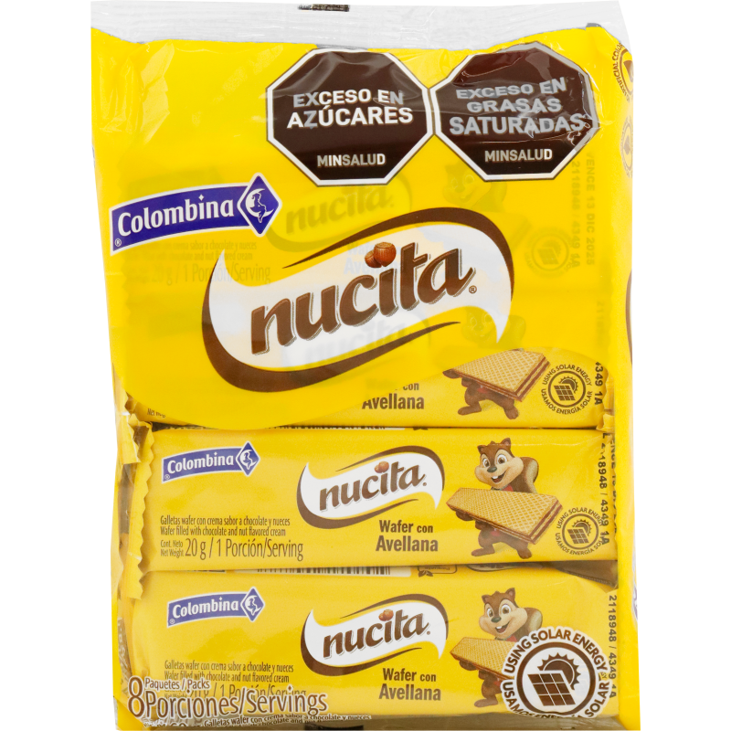Nucita Galleta Wafer Individual 160 g