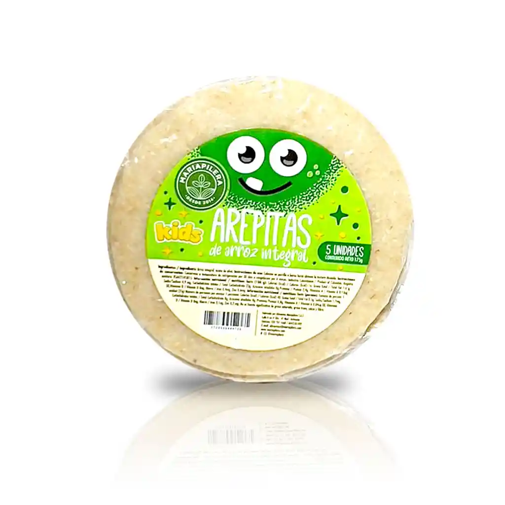Kids Arepitas Arroz Integr Nat X5 *175gr