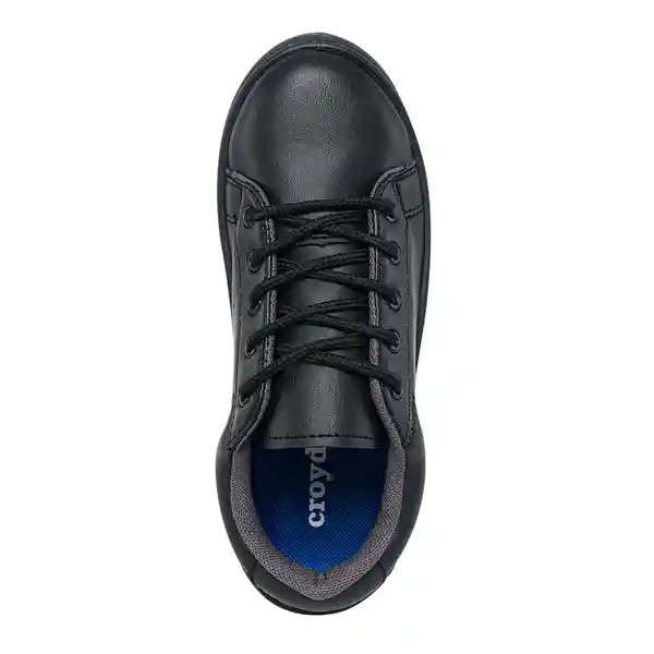 Croydon Zapatos Escolares Slash Unisex Negro Talla 35