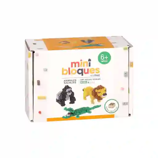 Mini Bloques Nivel 1 Animales Salvajes