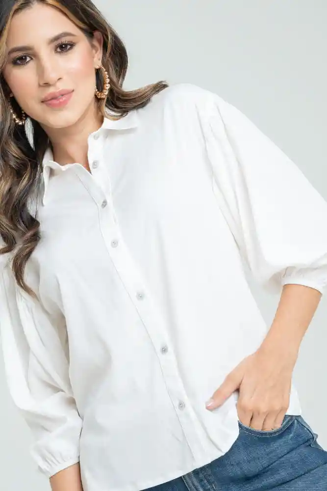Camisa Celeste
