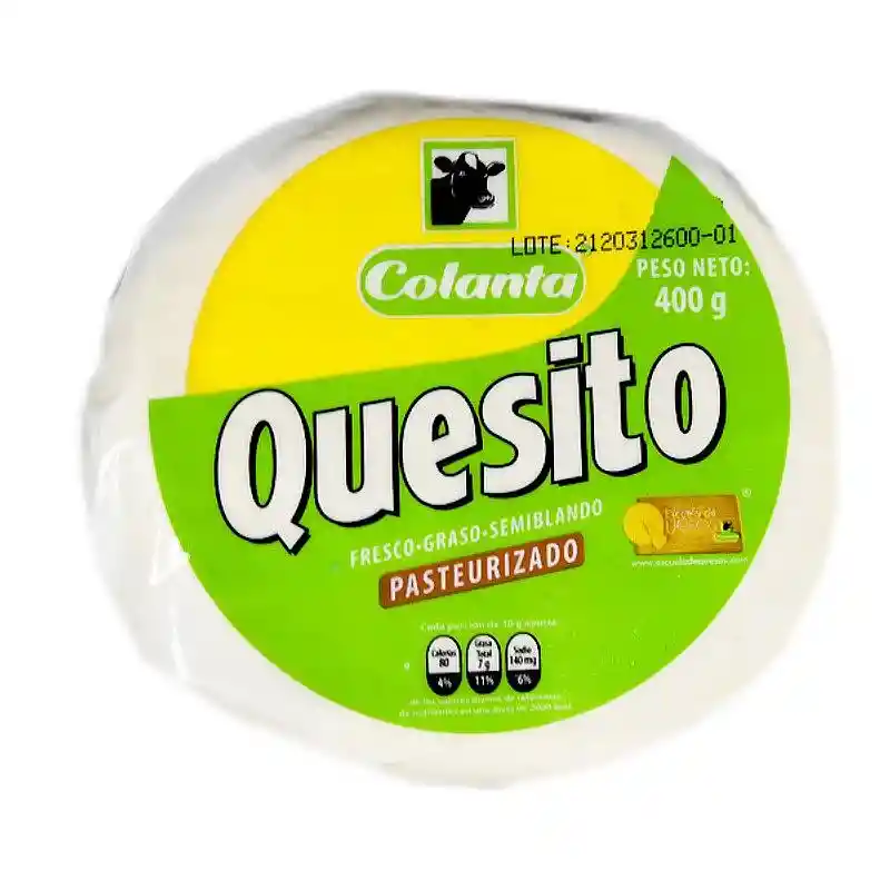 Colanta Quesito Semiblando Pasteurizado