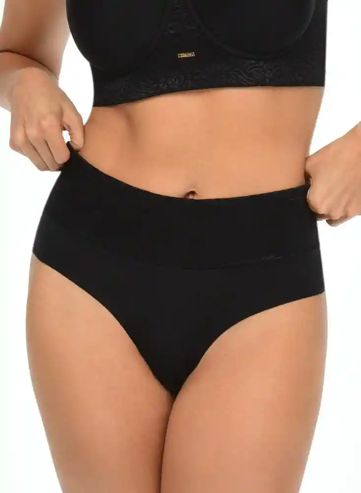 Cachetero Fajon en Cintura Control de Abdomen Xl-negro