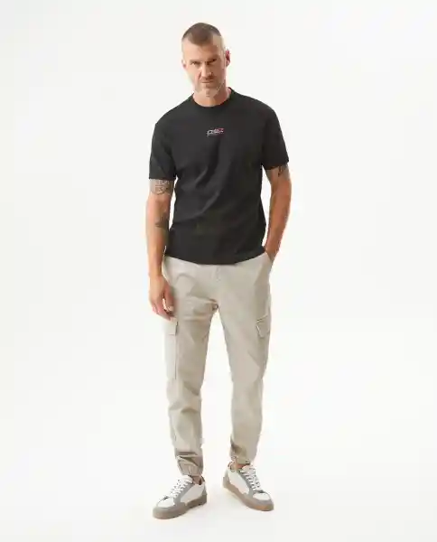 Camiseta Ch57 Racing Masculino Negro Sombrio Talla M Chevignon