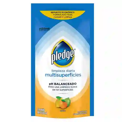 Pledge Limpiador Limpieza Diaria Multisuperficies Cítrico 500 mL