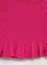 Top Adrus Fucsia Talla M Mujer Mango