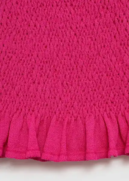 Top Adrus Fucsia Talla M Mujer Mango