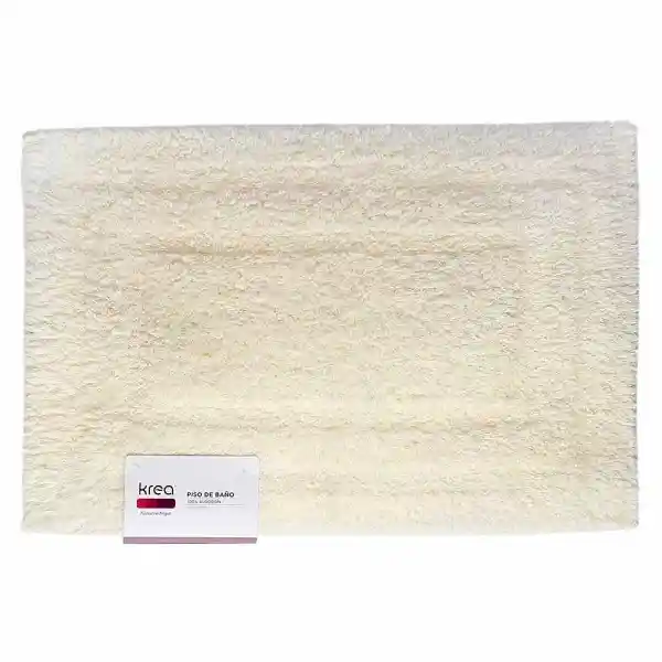 Krea Tapete de Baño 100% Latex Crema 40 x 60