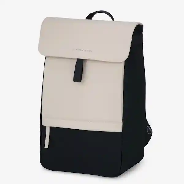 Mochila Fyn Crema Negro