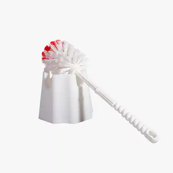 Churrusco Para Sanitario Blanco Con Base