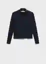 Jersey Luccapk Navy Talla XS Mujer Mango