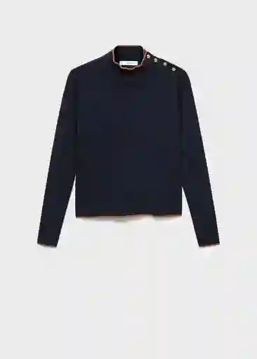 Jersey Luccapk Navy Talla XS Mujer Mango