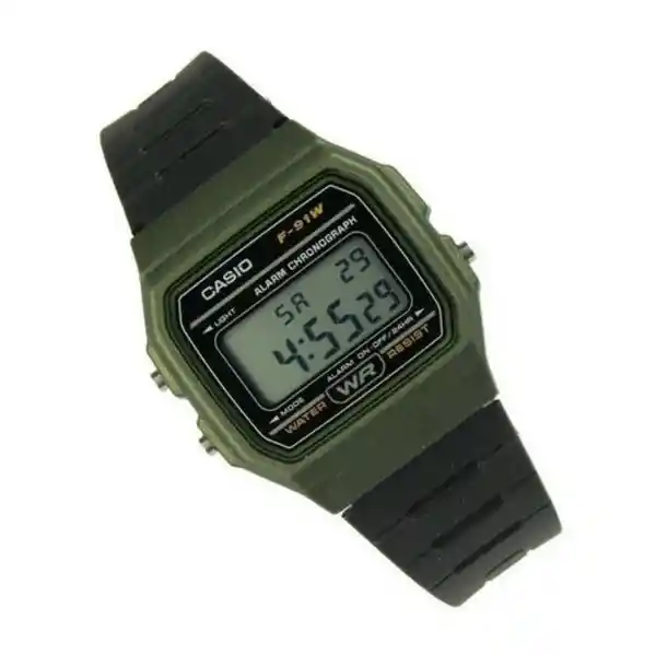 Reloj Retro Hombre Negro F_91WM_3A Casio