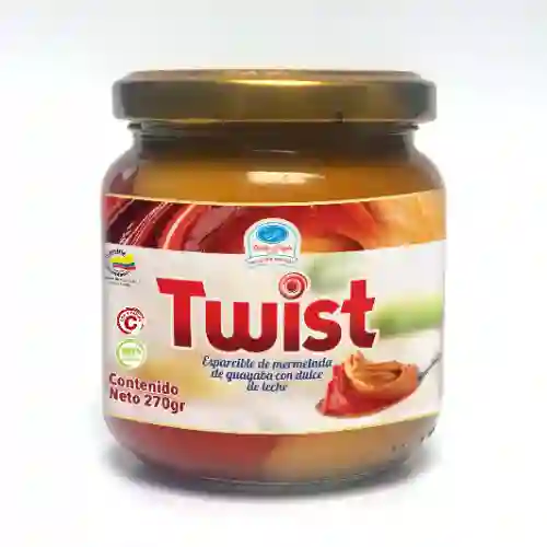 Twist de Manjar y Mermelada de Guayaba
