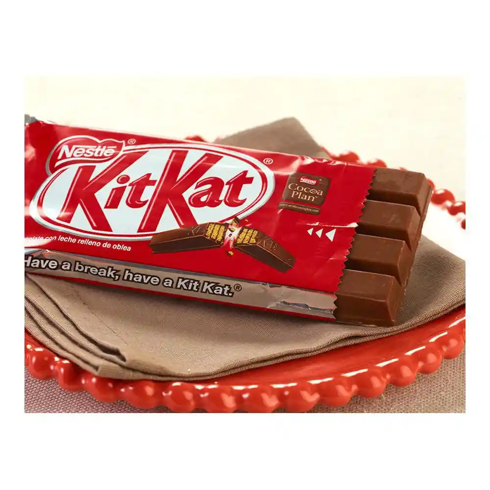 Kit Kat Galletas Tipo Wafer Cubiertas de Chocolate con Leche

