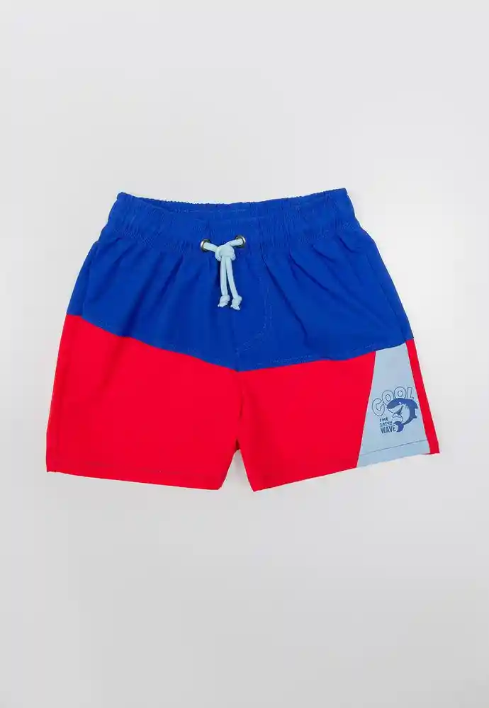 Pantaloneta Baño 4t-rojo