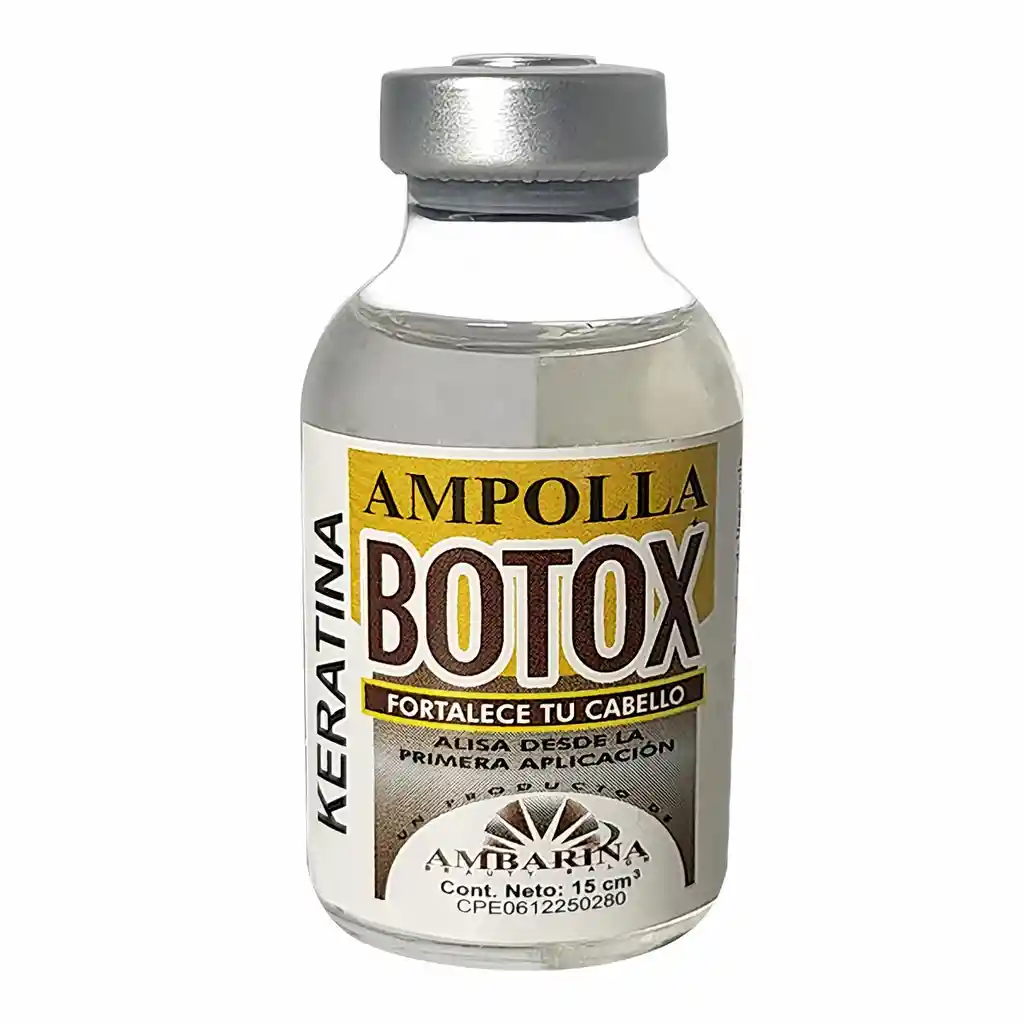 Ambarina Ampolla Botox Keratina 25 mL