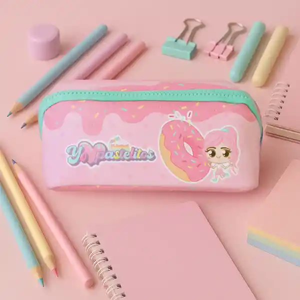 Cosmetiquera Serie Mis Pastelitos Rosa Miniso