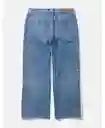 Jean 90S Mujer Azul Talla 00 Regular American Eagle