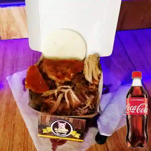 Combo Lechona Premium + Coca Cola Original 500 ml