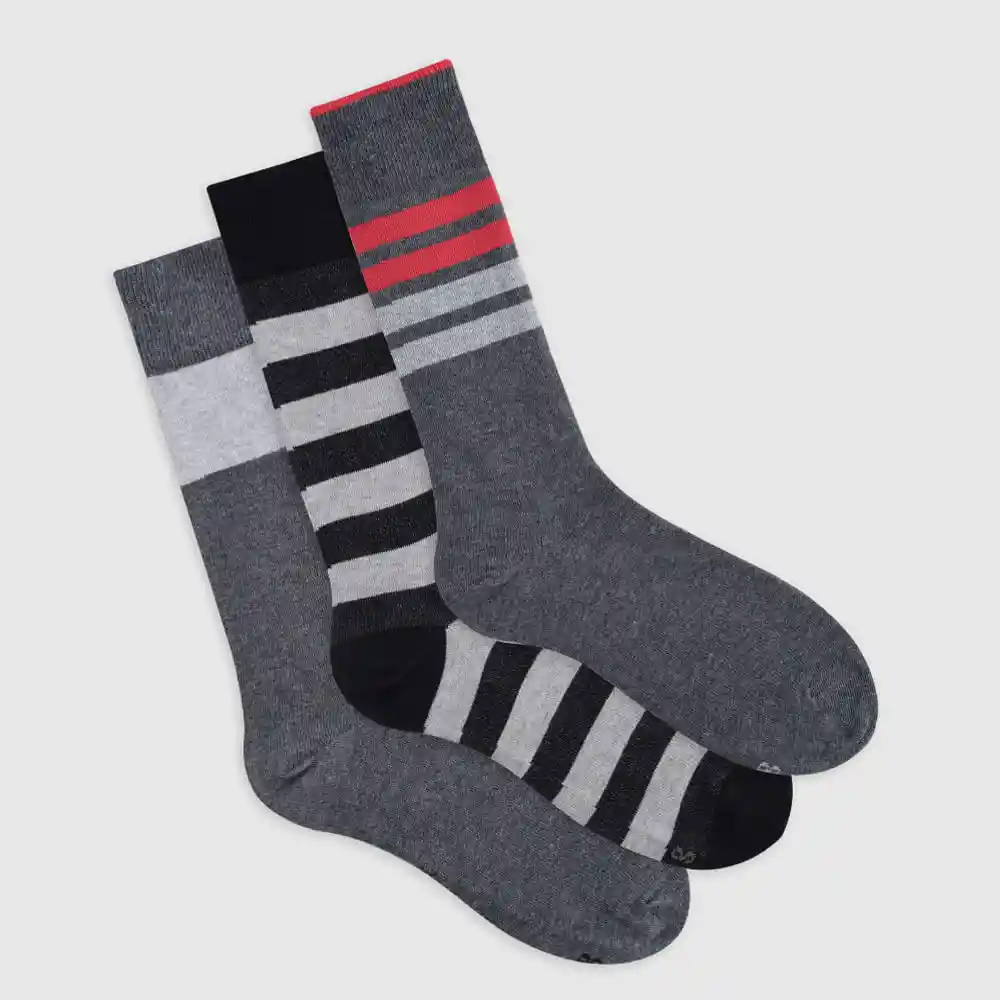 Medias Deportivas Tobilleras Cortas Para Niño Conley Jr. X3 Galax Talla 8-10