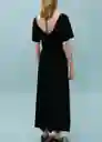 Vestido Vbessex Negro Talla S Mujer Mango