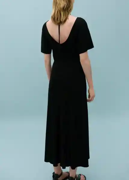 Vestido Vbessex Negro Talla S Mujer Mango