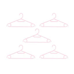 Gancho Para Ropa Antideslizantes Rosa Miniso