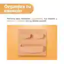 Organizador Plástico de Almacenamiento de Pared Amarillo Miniso