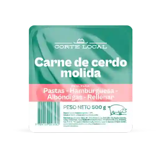 Corte Local Molida de Cerdo