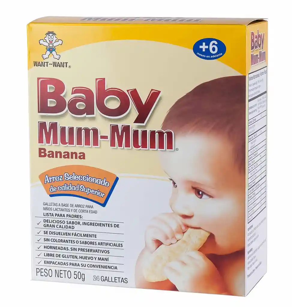 Mum-Mum Éxito Cereal Baby Banano
