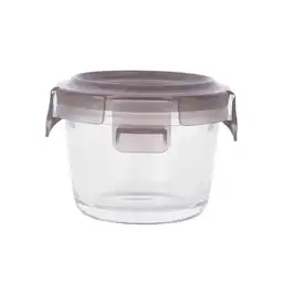 Recipiente Mini Para Alimentos Vidrio Serie Silver Grey Miniso
