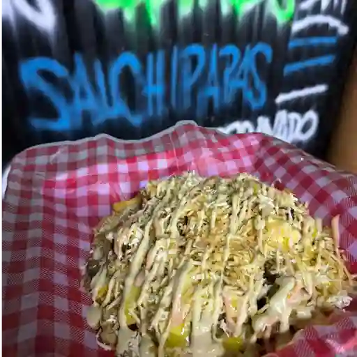 Salchipapa combinada