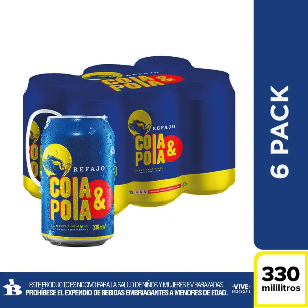 Cola & Pola Refajo Original en Lata