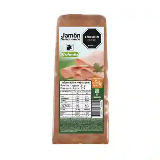 Colanta Jamón Montefrio de Bloque