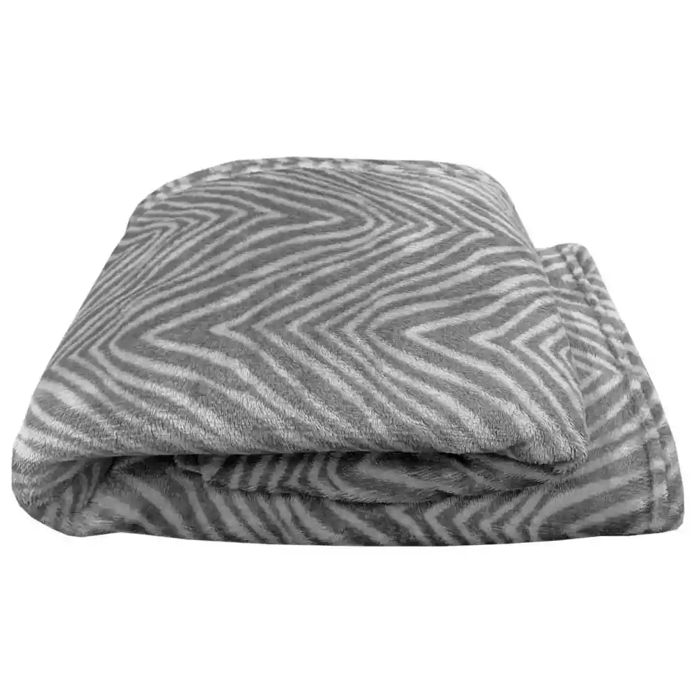 Cobija Flannel Fleece 140x200 Est Afrika Distrihogar Pt21307