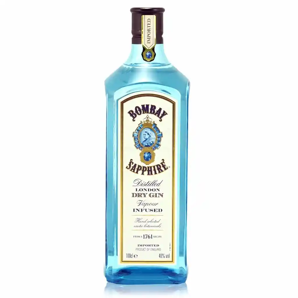 Bombay Sapphire London Dry Gin.