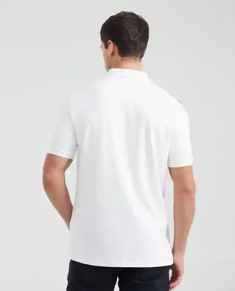 Camiseta Polo Contrast Crudo Prístino Claro L Chevignon